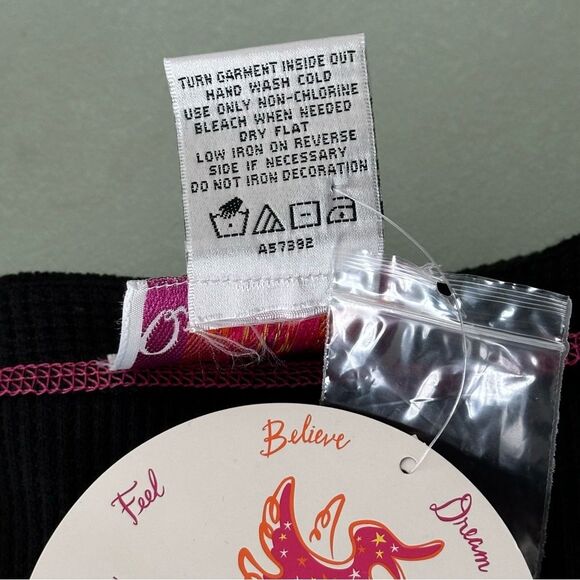 NWT Quacker Factory Martini Shirt Embellished Martini Waffle Knit VNeck Sz Large - Picture 7 of 7